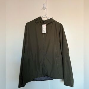 Uniqlo Smooth Jersey Lined Parka, Unisex, Size: M (Men), Color: Olive Green, NWT